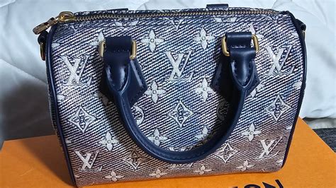 bandolera louis vuitton azul|Speedy Bandoulière 20 H27 .